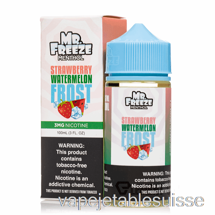 Vape Suisse Fraise Pastèque Frost - Mr Freeze - 100ml 0mg
